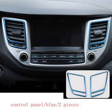 Lsrtw2017 abs painel interior do carro, tira de ventilação para hyundai tucson 2015 2016 2017 2018 2019 2020 2024 - compre barato