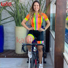Kafitt Team Cycling Wear Women's Short-sleeved Cycling Jersey Suit Sweatshirt Mountain Bike Quick-Brying Suit Ciclismo Feminino 2024 - buy cheap