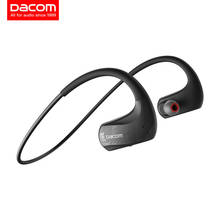 DACOM Беспроводные спортивные наушники Bluetooth наушники IPX7 водонепроницаемые HiFi бас стерео наушники с шумоподавлением гарнитура с микрофоном 2024 - купить недорого