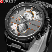 CURREN Luxury Casual Men Watches Military Quartz Male Wristwatch Stainless Steel Waterproof watch men 2020 Relogio Masculino 2024 - buy cheap