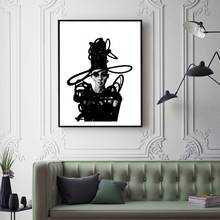 Canvas Modern Painting Abstract Figure Poster Black Line Posters and Prints Wall Pop Art Picture For Living Room Decor For home 2024 - buy cheap