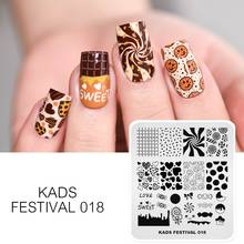 1pc Nail Stamping Template Valentine's Day Heart Candy Design Nail Art Image Stencil Tool for Nail Polish Decoration Print Plate 2024 - buy cheap