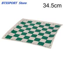 1Pc Vinyl Tournament Chess Board for Children's Educational Games  green & white Magnetic Board for Chess P15 34.5cm 2024 - buy cheap