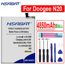 HSABAT 4850mAh Battery for DOOGEE N20 Smartphone 2024 - buy cheap