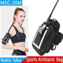 ABBREE-funda de transporte para walkie-talkie de nailon, MSC-20M grande para Baofeng UV-5R, UV-82, UV-XR Plus, bolsa de soporte de Radio portátil de 2 vías, novedad 2024 - compra barato