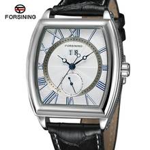Forsining мужские часы лучший бренд класса люкс 2019 классический ретро дизайн Роскошные синие стрелки с автоматическим подзаводом Механические наручные часы 2024 - купить недорого