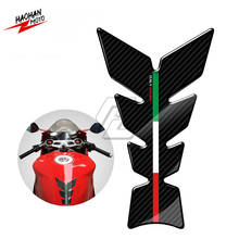 Protector 3D de carbono para motocicleta Aprilia Ducati Panigale Honda Suzuki Yamaha Benelli, almohadilla para tanque, Tankpad de carreras italiano 2024 - compra barato