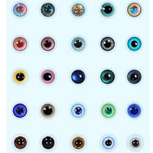 Globo ocular Bjd de 14mm, Material de vidrio, ojos verdes y azules, adecuado para 1/3, 1/4, accesorios para muñecas 2024 - compra barato