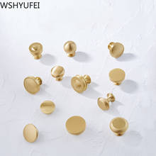 Solid Brass Cupboard Closet Drawer Cabinet Knob Bedroom wardrobe Dresser Drawer Knobs Furniture Handle Hardware decoration 2024 - buy cheap