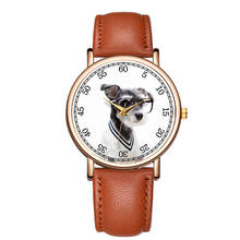 Women's Watches Fashion Dog Simple Leather Wrist Watch Vintage Ladies Watch Couple Clock Men Mujer Bayan Kol Saati reloj mujer 2024 - buy cheap