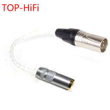 TOP-HiFi-Cable Adaptador de Audio macho balanceado, Adaptador de Audio de 3,5mm, 3,5mm, TRRS, hembra a XLR de 4 pines 2024 - compra barato