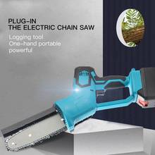 8 Inch 1200W Electric Saw Chainsaw Wood Cutters for Makita 18v Battery 500r/min Chain Saw Power Tool Garden Fruit Tree Cutters 2024 - buy cheap