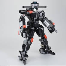 566Pcs Robot Building Blocks Children's Toy Armor Anime Figure Model 22cm Mecha Warrior Action Figure Assembly Block Dolls 2024 - buy cheap