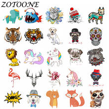 ZOTOONE Iron on Patches for Baby Clothing DIY Badges Stickers on Clothes Heat Transfer for T-shirts Appliques Animal Patch H 2024 - buy cheap