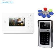 HOMSECUR-intercomunicador de seguridad para puerta de entrada, videoportero con monitoreo exterior para casa, XC004-S plana, XM402, 4,3 pulgadas 2024 - compra barato