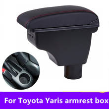 Braço para toyota yaris vitz hatchback 2006-2011 centro console caixa de armazenamento 2007 2008 2009 2010 2024 - compre barato