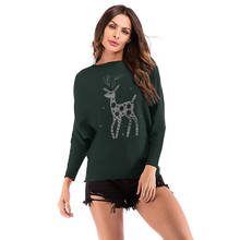 Knit Christmas Sweater 2020 Winter Sweater Women Animals Pullovers Women Antumn Cotton Sweaters Female Pull Femme Women Sweater 2024 - buy cheap