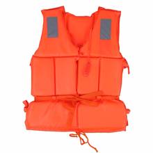 Swimming Life Jacket Vest Foam Drifting Surfing Boat Safety Survival Aid Safety Jacket Adult Child Life Vest With SOS Whistle 2024 - buy cheap