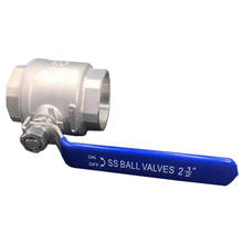 WZJG DN65 2 1/2 Female Straight Two-pieces Full Ports 304 Stainless Steel Ball Valve 2024 - buy cheap