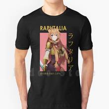 Camiseta masculina do raphtalia tate no yuchão sword shield hero anime, camiseta estampada de algodão 2024 - compre barato