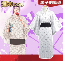 Cesta de kuroko cos murasakibara atsushi anime homem mulher cosplay alta qualidade moda quimono traje conjunto completo superior + jaqueta 2024 - compre barato
