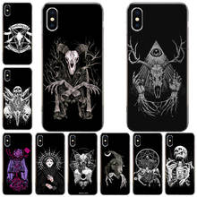 Diabo satanás caso de telefone para apple iphone 13 pro max 12 mini 11 x xs xr 8 7 6s plus se 2020 5 5S capa escudo coque 2024 - compre barato