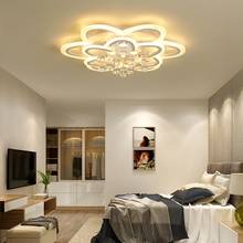 Luces LED de techo acrílicas posmodernas para el hogar, sala de estar, dormitorio, sala de estudio, lámparas de techo, accesorios de iluminación comercial 2024 - compra barato