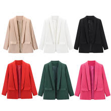 Women Ladies Spring Autumn Casual Long Sleeve Slim Blazer Suit Coat Work Jacket Formal Blazers Suit 2020 2024 - buy cheap