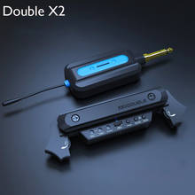 Captadores de som sem fio dual x2 com receptor e microfone transmissão 50m para 80-120mm captador de guitarra acústica 2024 - compre barato