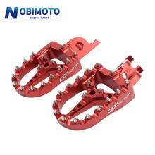 Motorcycle CNC Foot rests Pegs Footrest Footpegs For honda crf 250, 450 x 250x 250r 450r 1000 cr 125 250 2024 - buy cheap