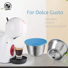 icafilas Reusable Capsule for Dolce Gusto Piccolo x Coffee Filter For Nescafe Dolce Gusto Capsula Stainless Steel Reutilizavel 2024 - купить недорого