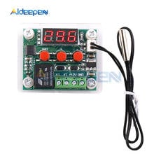 Termostato Digital de Control de temperatura, placa de interruptor, caja roja, W1209 -50-100C DC 12V 2024 - compra barato