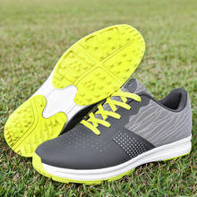 Tênis de golf impermeável masculino, calçados de malha respirável para treinamento ao ar livre, tamanho grande 39-46, novo, 2021 2024 - compre barato