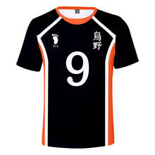 Haikyuu Kis 3D T Shirt Men/women Karasuno Hinata Shoyo Kageyama Tobio Volleyball Uniform Funny T Shirts Clothes Anime Cosplay 2024 - buy cheap