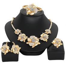 New arrival Jewelry Sets Women Indian African Jewelry Set amazing price Wedding Jewellery For Brides Dubai Gold Jewelry Sets 2024 - buy cheap