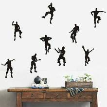 9 Pcs Nite Xbox Dance Wall Stickers Vinyl Dancing Men Dance Classroom Decor Wall Stickers for Boys Room Decoration Poster Z520 2024 - buy cheap