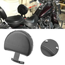 Motorcycle For Harley Heritage Softail FLSTC Fatboy FLSTF With Stock Seats 2007-2017 Driver Backrest Waterproof Pad Mount Set 2024 - buy cheap