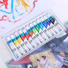 12 Colors Professional Acrylic Paint Color Set Pigment For Artists Paints Drawing Painting Pigment Color Pigment 00104 2024 - buy cheap