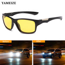 YAMEIZE Night Vision Goggles Anti-Glare Driver Glasses Vintage Sunglasses Polarized Sun Glasses Eyewear For Drving Fishing UV400 2024 - buy cheap