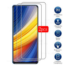 2Pcs 9h tempered glass for xiaomi little pocophone x3 pro poco x 3pro pocophonex3 pocox3 pro 6.67'' display screenprotector film 2024 - buy cheap