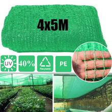 4*5m 40% Sunblock Shade Cloth for Plant Cover Greenhouse Barn Green Sunshade Cover Garden Patio Orchard Accessorie DIY L15 2024 - buy cheap