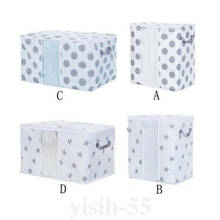 Home Organization Bamboo Folding Charcoal Clothes Blanket Closet Organizer Storage Bag Box 2024 - buy cheap