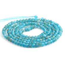 100% Natural Stone Bead Small Faceted Hole Beads for Women Gift Jewelry Making DIY Necklace Bracelet Accessories 2&3 mm 15inch 2024 - buy cheap