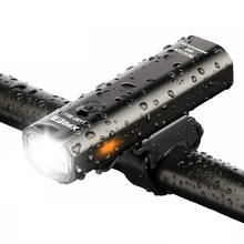 Luz LED frontal para bicicleta, resistente al agua, recargable vía USB, linterna para manillar, accesorios para bicicleta linternas 2024 - compra barato