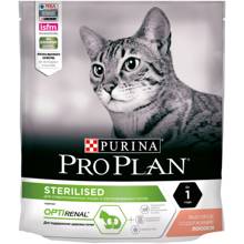Сухой корм Purina Pro Plan для стерилизованных кошек и кастрированных котов, с лососем, Пакет, 400 г 2024 - купить недорого