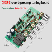 KYYSLB-Placa de amplificador de reverberación, dispositivo Dual AC12 ~ 15v OK339, bajo ruido, Bluetooth 2024 - compra barato