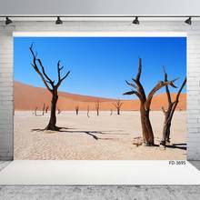 Casamento bebê crianças poster fotografia deserto terra seca árvore morta sol belo cenário backdrops photo studio fundo adereços 2024 - compre barato