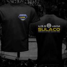 Camiseta de película inspirada en Alien Uscm Uss Sulaco Nostromo Wayland Yutani, camisetas de alta calidad para hombre, mejores camisetas locas, 2020 2024 - compra barato