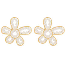 2020 New Fashion Simple Handmade Acrylic Flowers Earrings Women Trend irregular Large Earring Jewelry Female 2024 - buy cheap