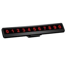 Car Vehicle Temporary Stop Luminous Magnetic Phone Number Parking Card Plate 2024 - buy cheap